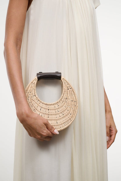 Good Night Moon Wicker Bag Natural | STAUD New