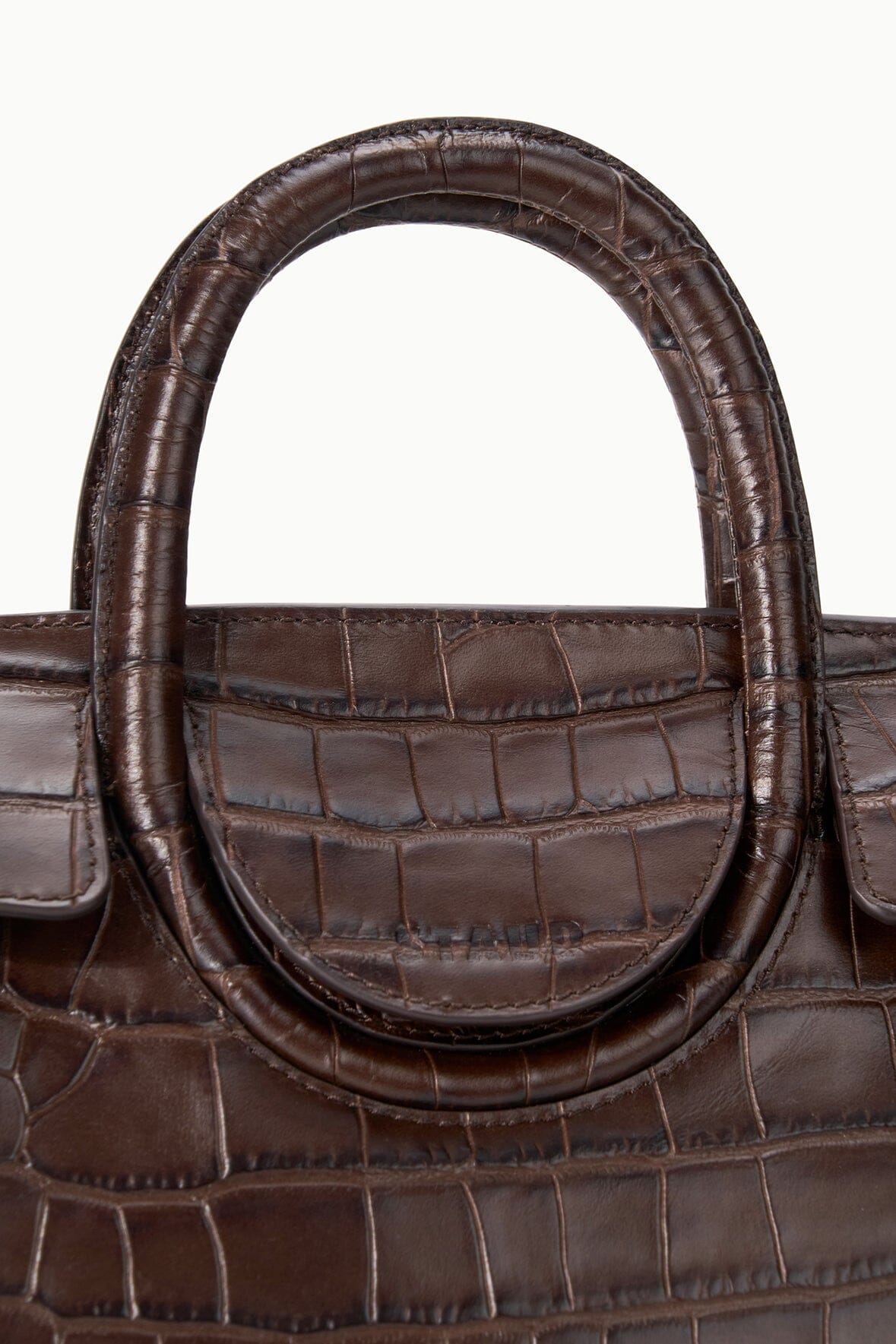 Maude Mini Carryall Espresso Croco | STAUD Hot Sale
