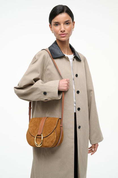 Bella Saddle Bag Tan | STAUD Featured