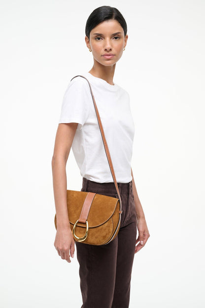 Bella Saddle Bag Tan | STAUD Featured