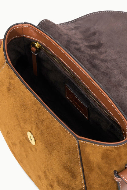 Bella Saddle Bag Tan | STAUD Featured