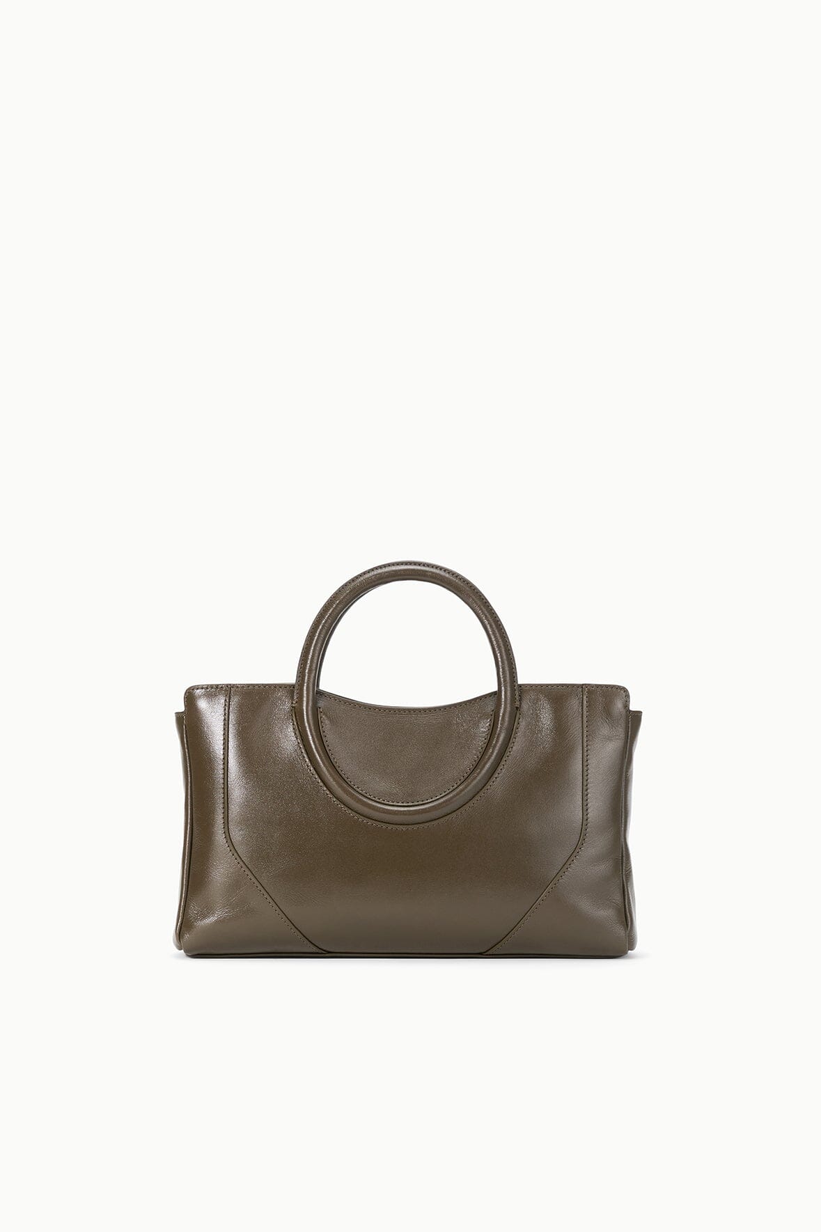 Maude Mini Satchel Bag Truffle | STAUD New