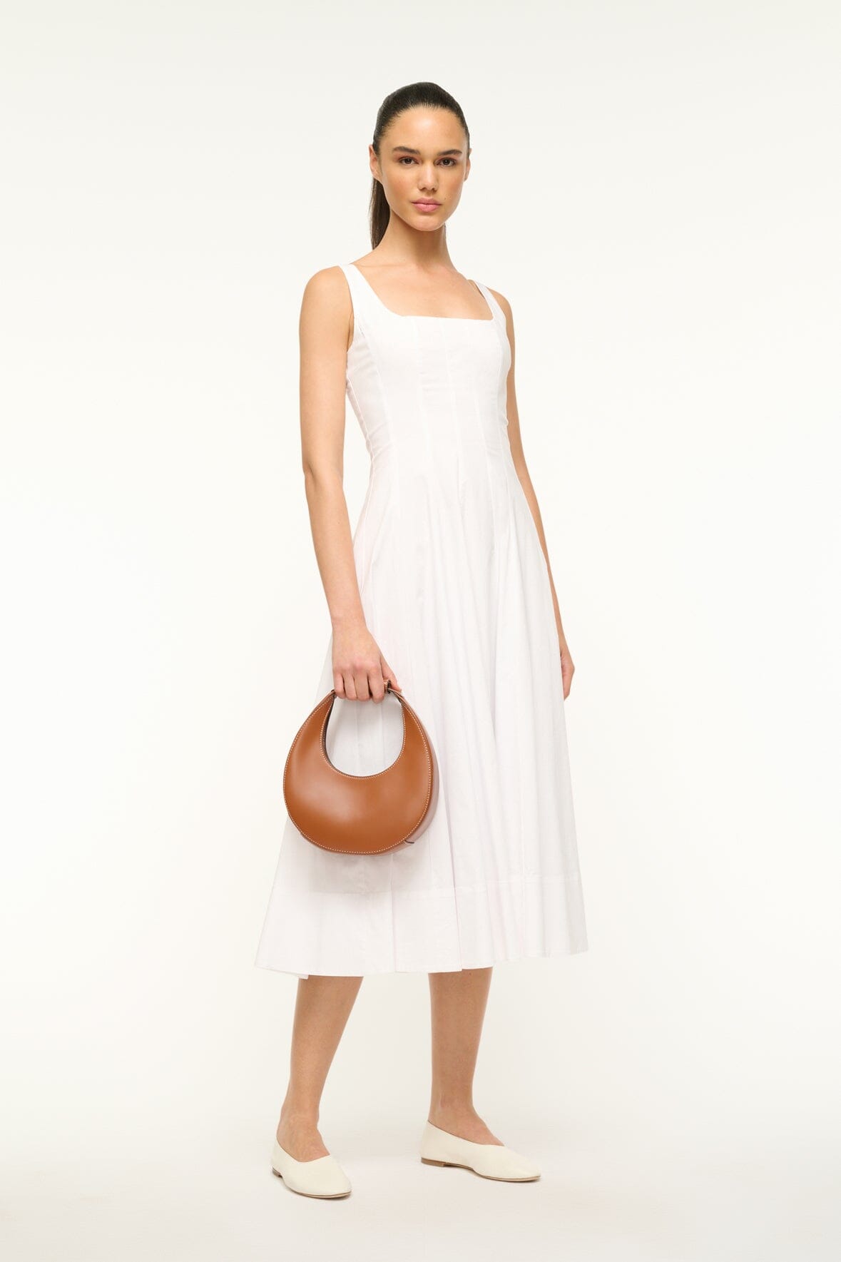 Mini Moon Bag - Tan | STAUD Featured