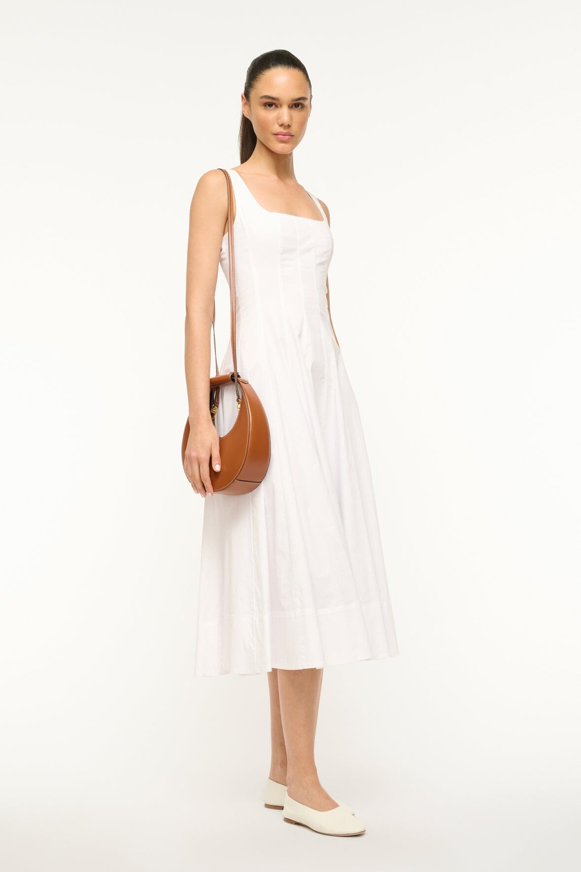 Mini Moon Bag - Tan | STAUD Featured