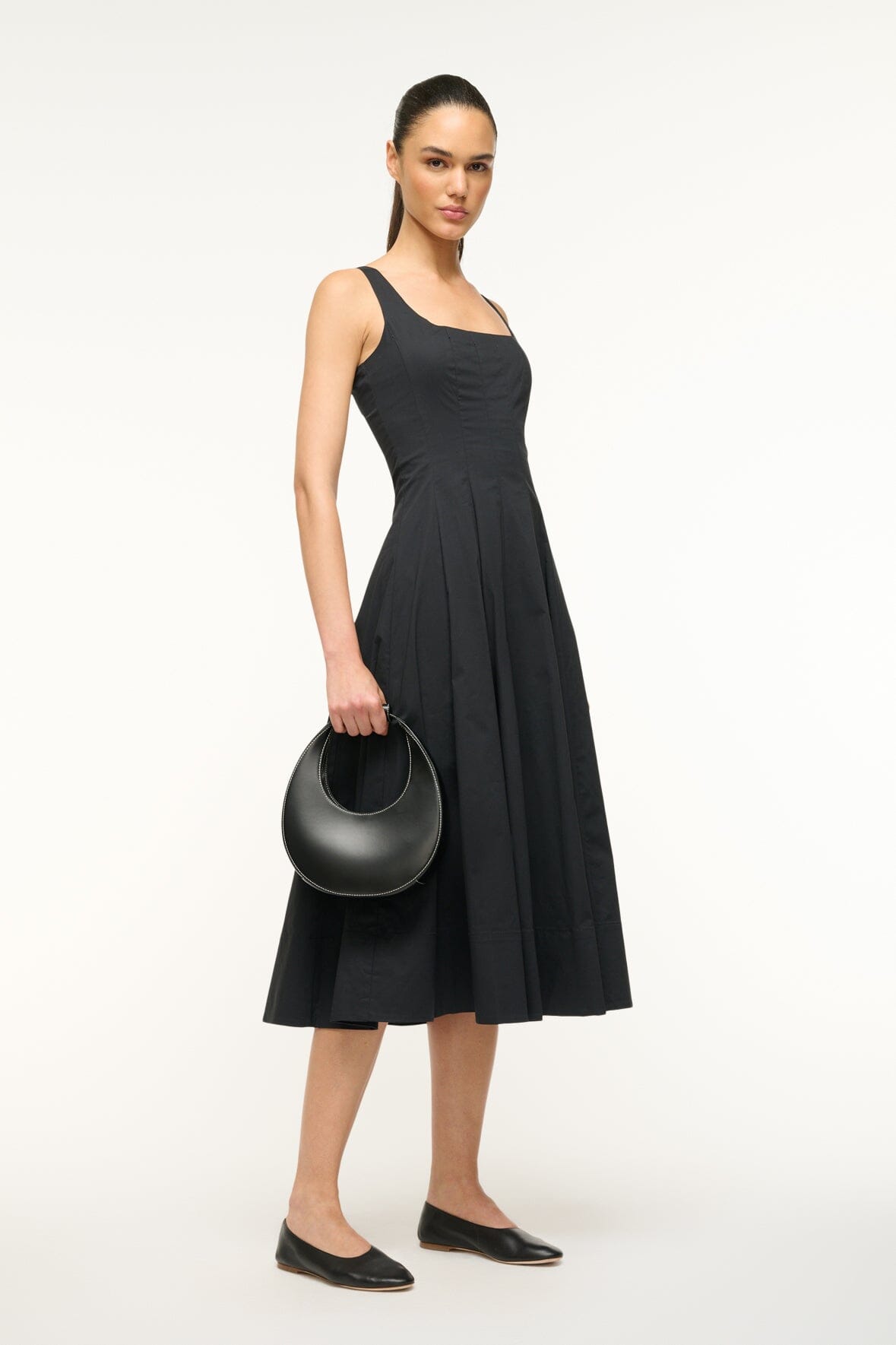 Mini Moon Bag - Black | STAUD Featured