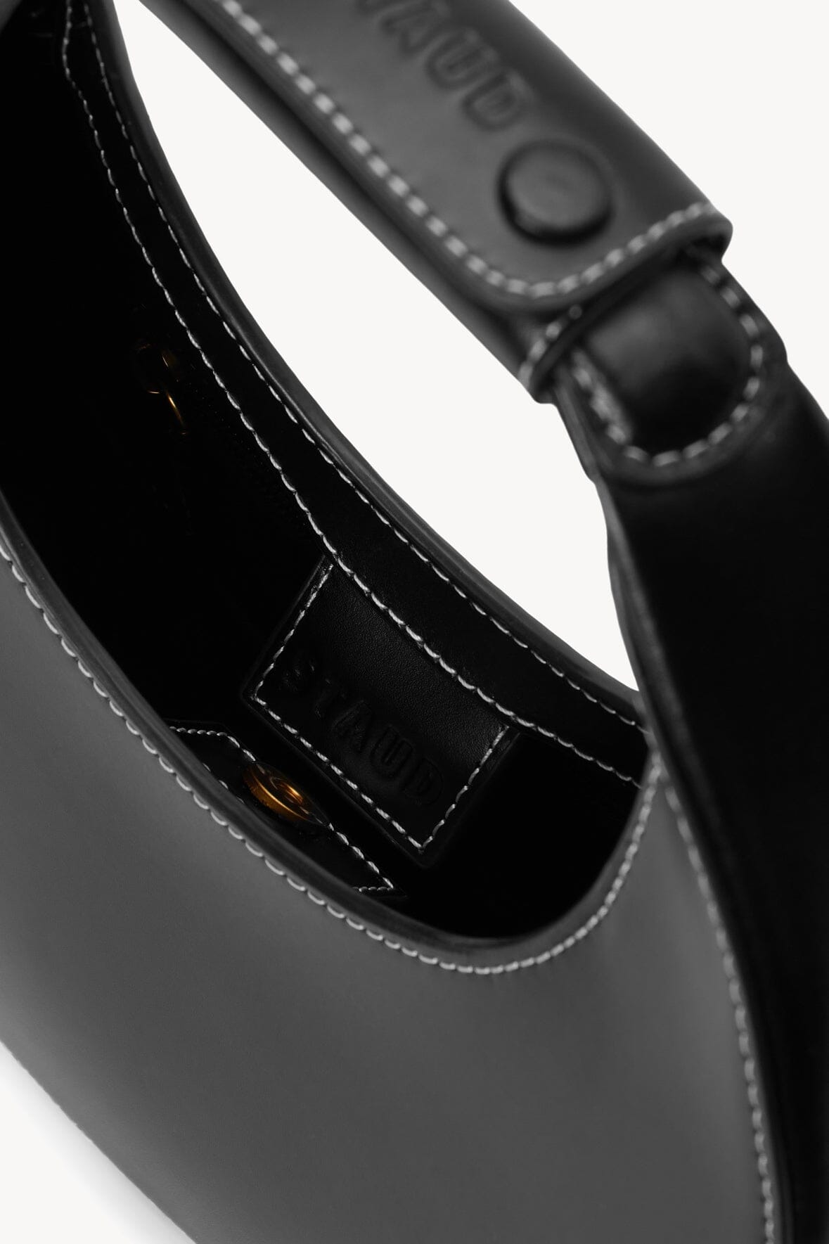 Mini Moon Bag - Black | STAUD Featured