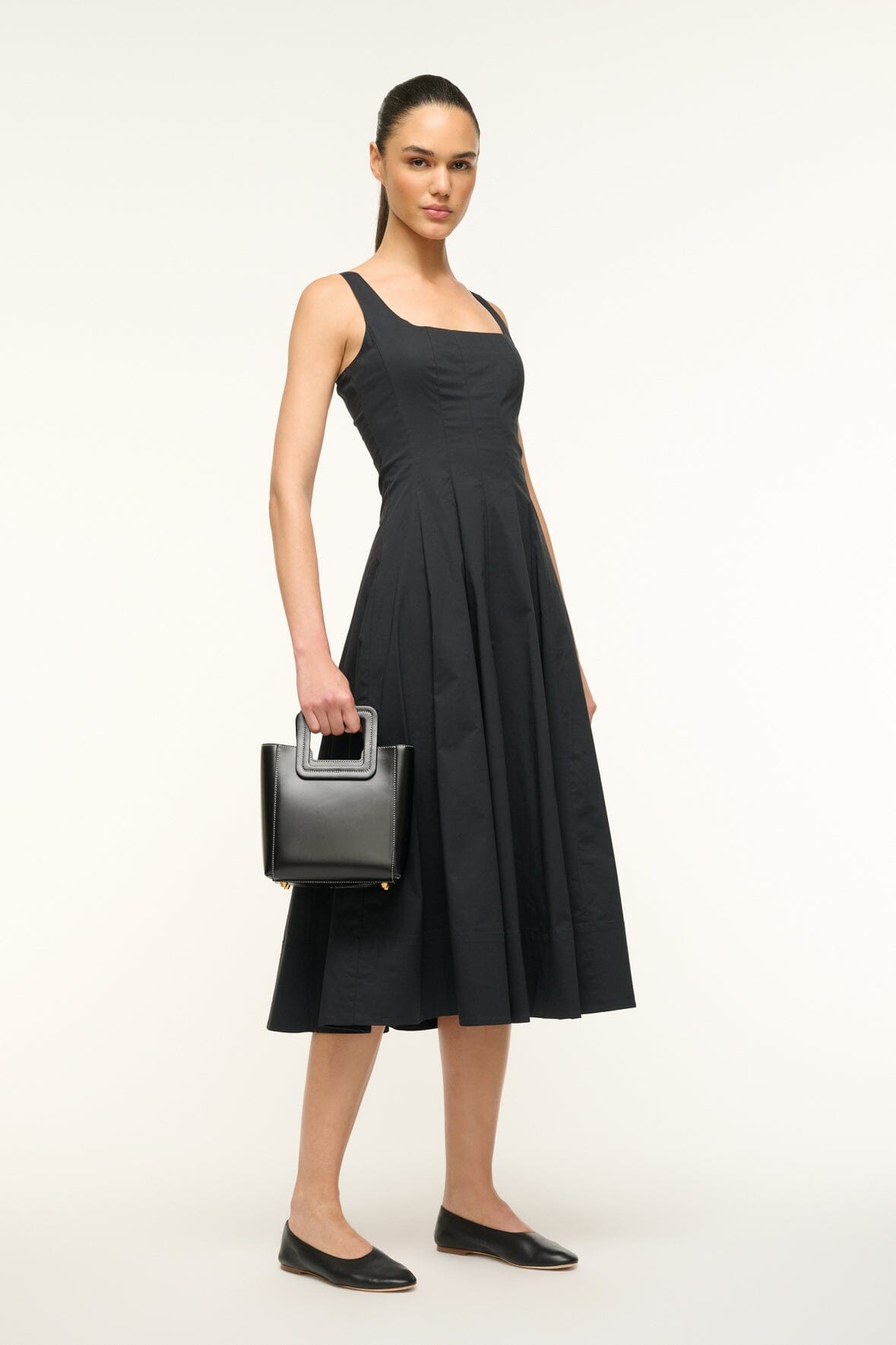 Mini Shirley Leather Bag - Black | STAUD Top Pick