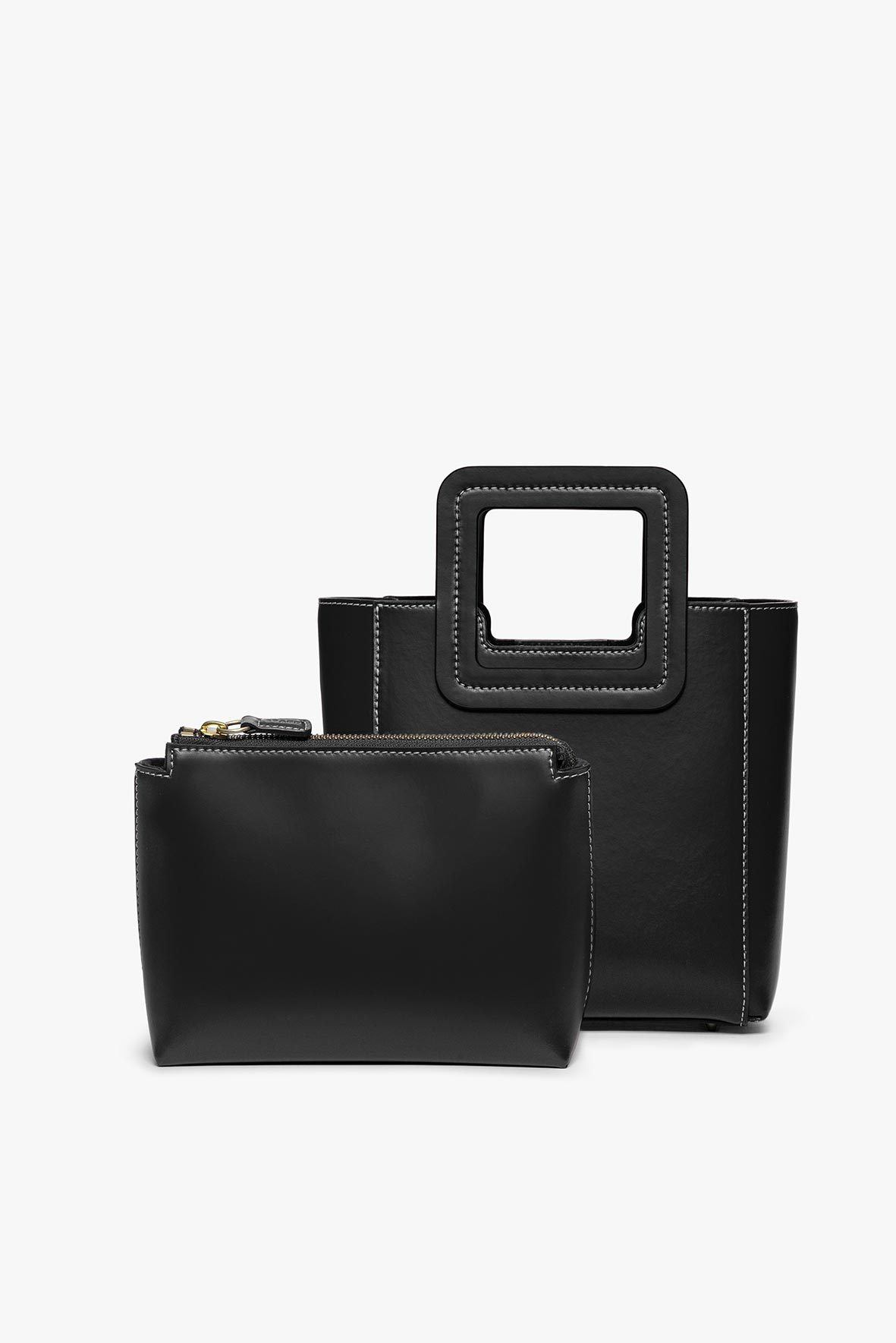 Mini Shirley Leather Bag - Black | STAUD Top Pick