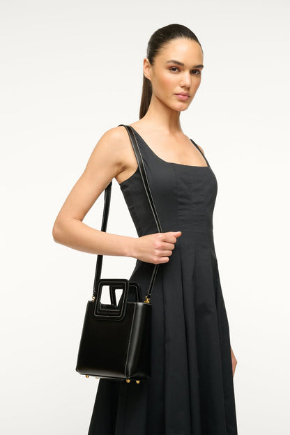 Mini Shirley Leather Bag - Black | STAUD Top Pick