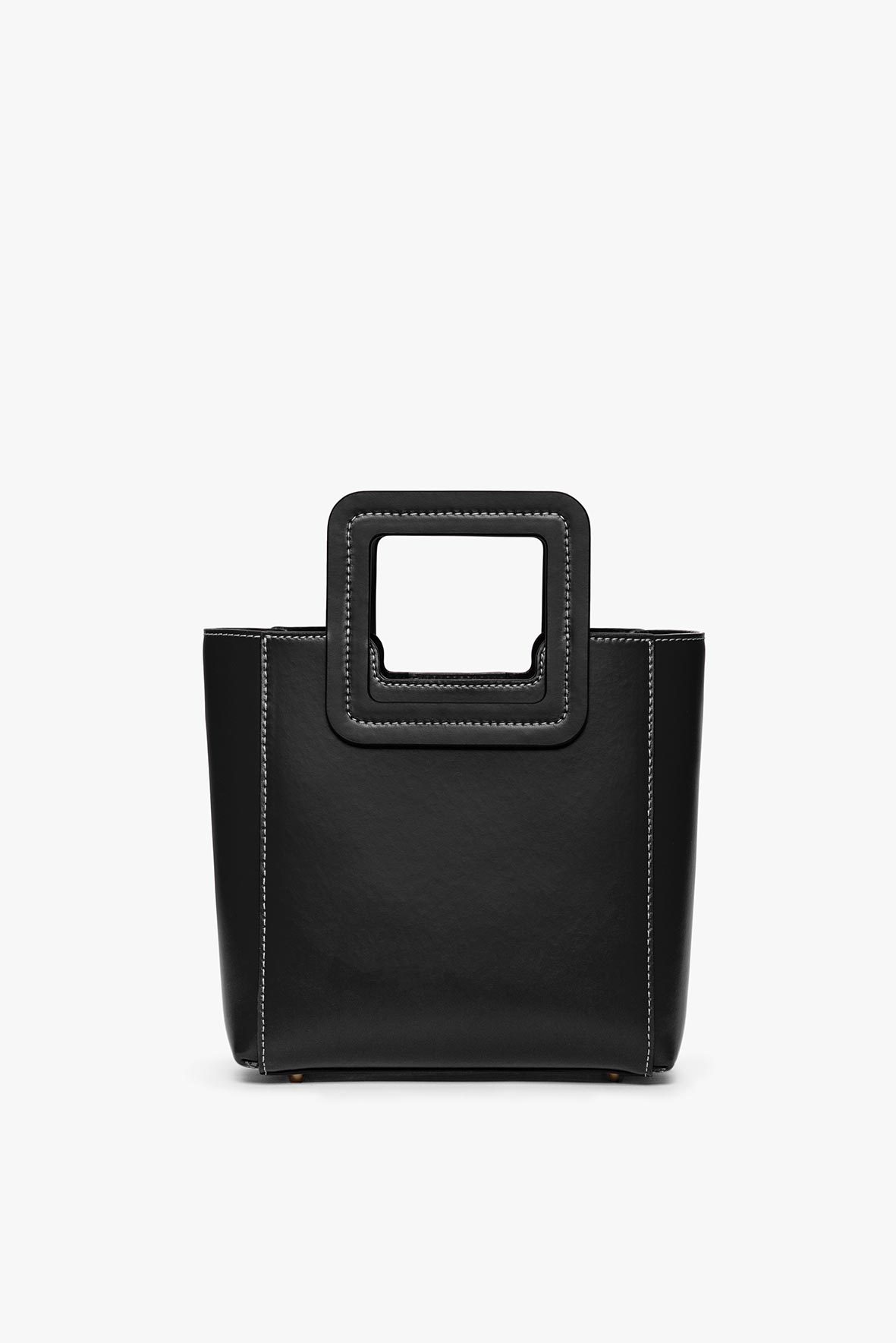 Mini Shirley Leather Bag - Black | STAUD Top Pick