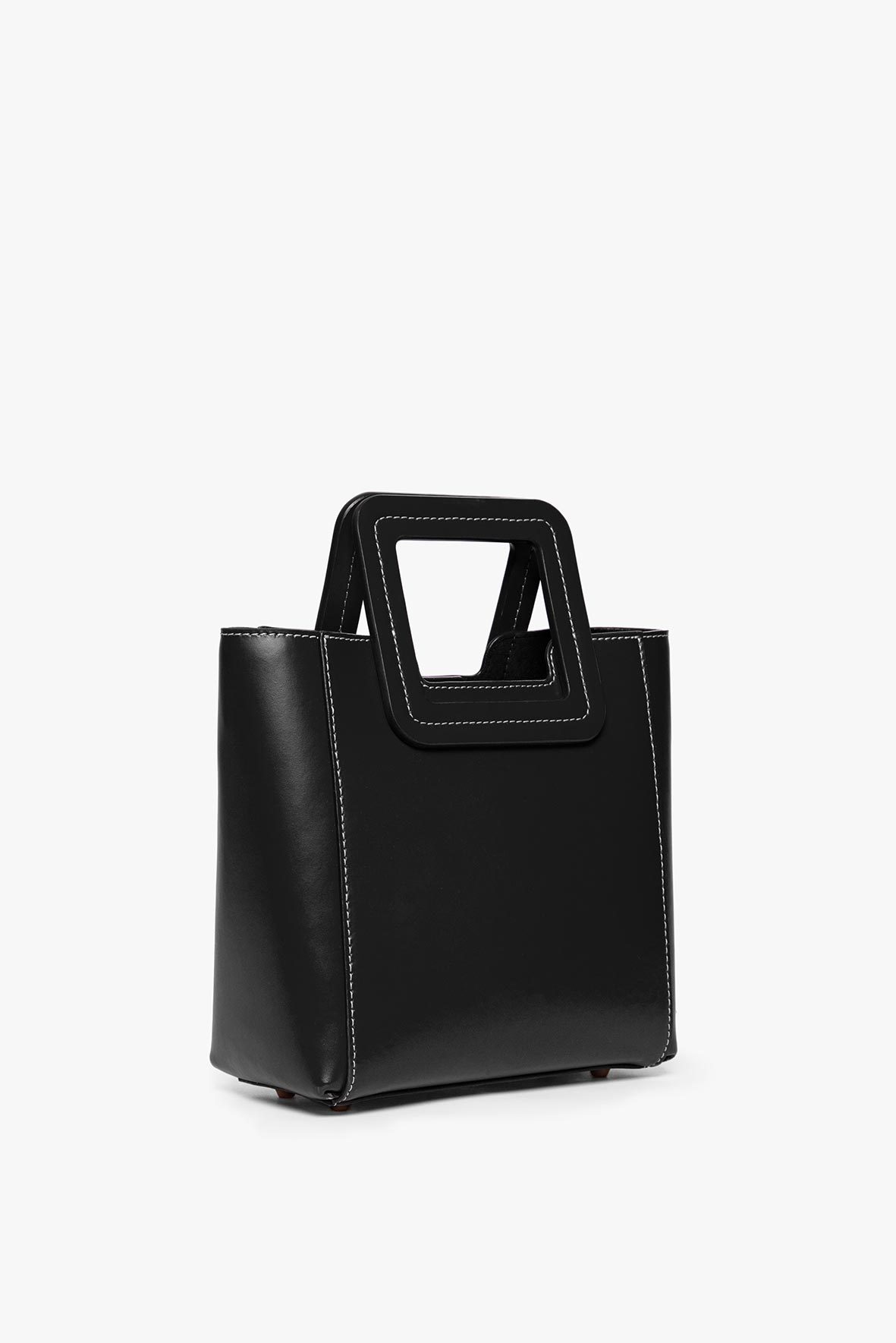 Mini Shirley Leather Bag - Black | STAUD Top Pick