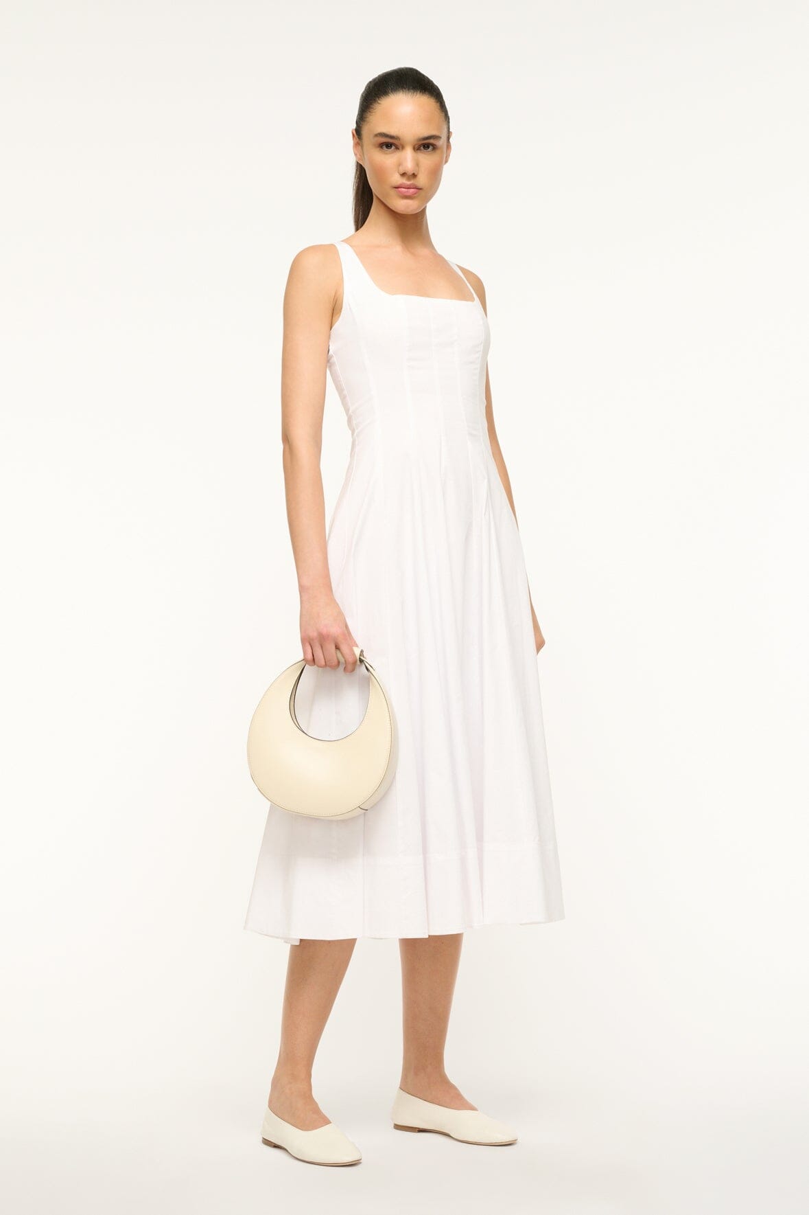 Mini Moon Bag - Cream | STAUD Best Seller