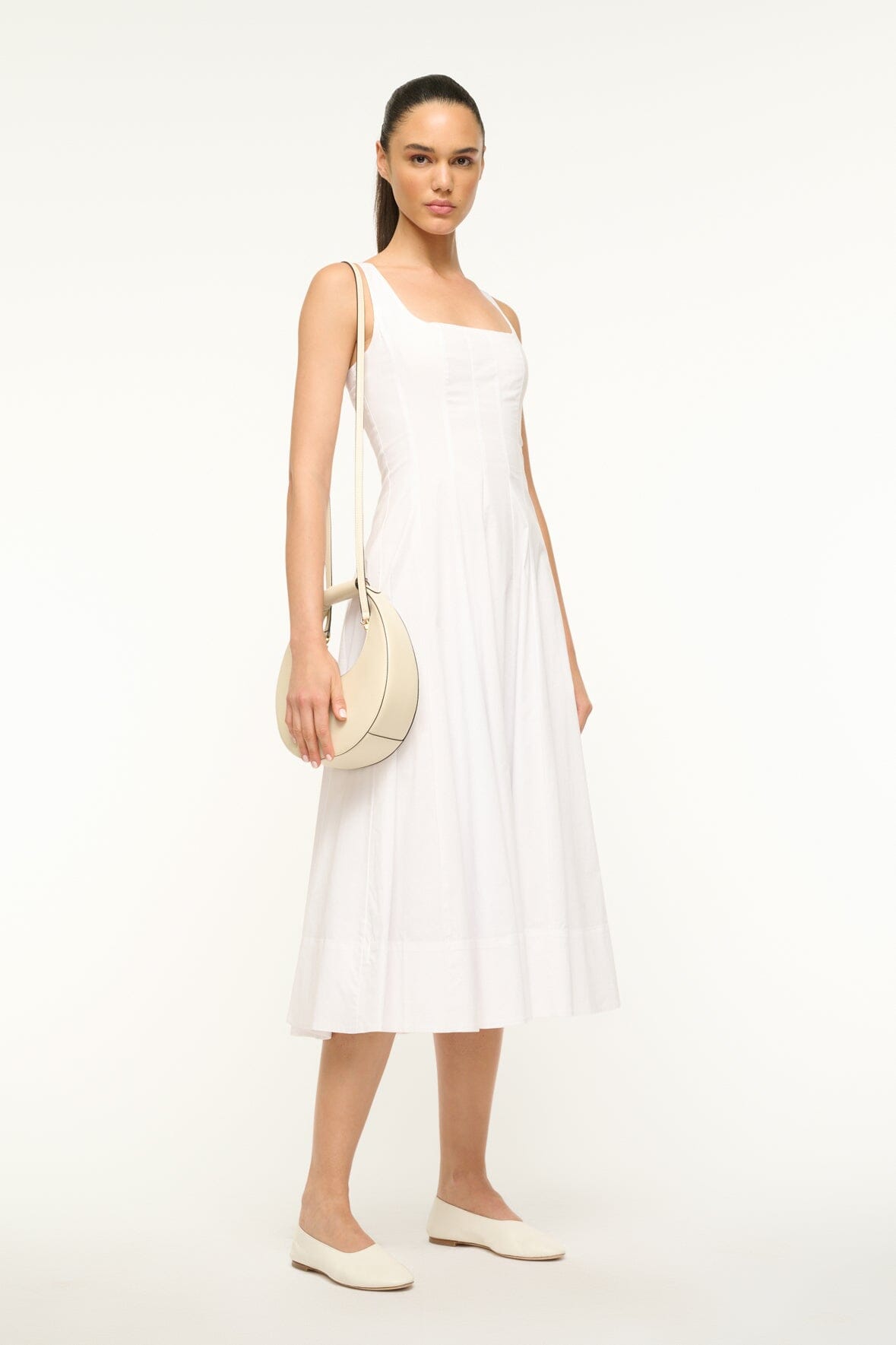 Mini Moon Bag - Cream | STAUD Best Seller