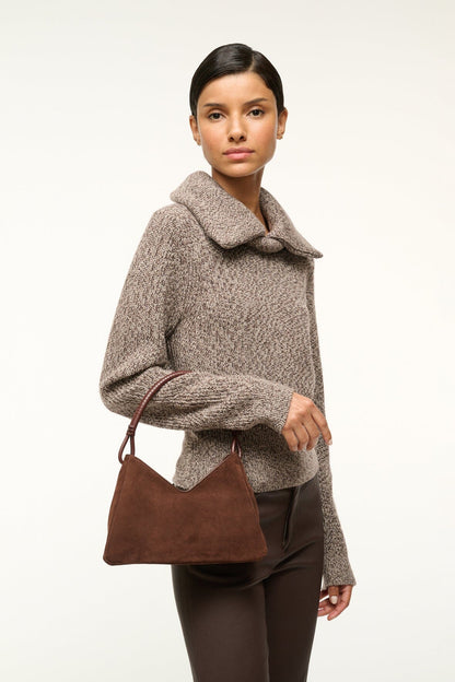 Valerie Shoulder Bag Mahogany | STAUD Sale