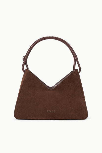 Valerie Shoulder Bag Mahogany | STAUD Sale