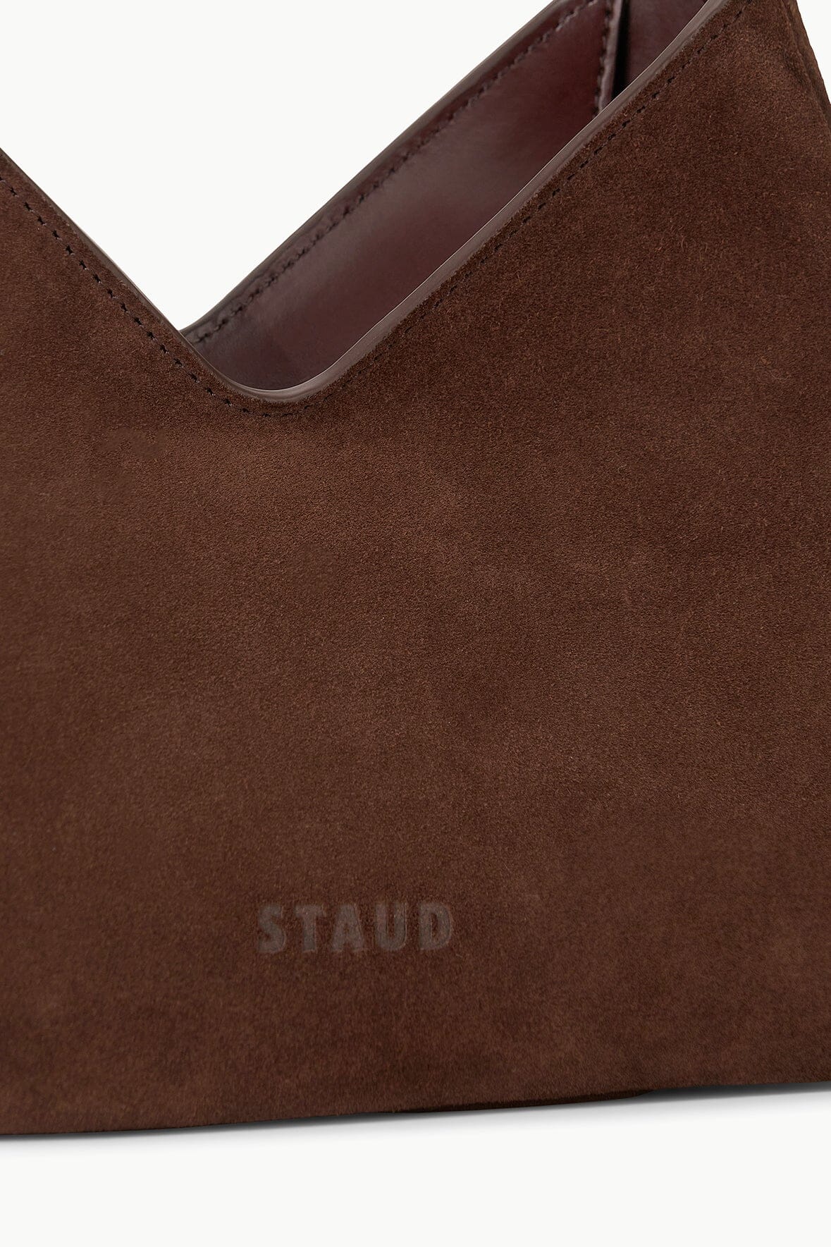 Valerie Shoulder Bag Mahogany | STAUD Sale