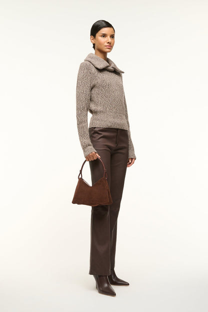 Valerie Shoulder Bag Mahogany | STAUD Sale