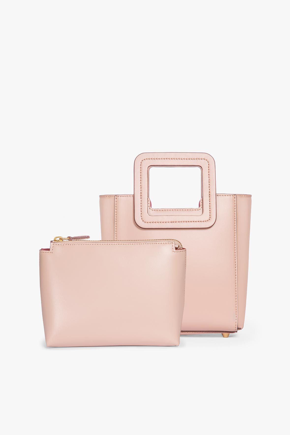 Mini Shirley Leather Bag - Blush | STAUD Featured