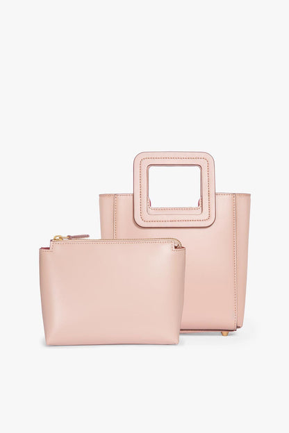 Mini Shirley Leather Bag - Blush | STAUD Featured