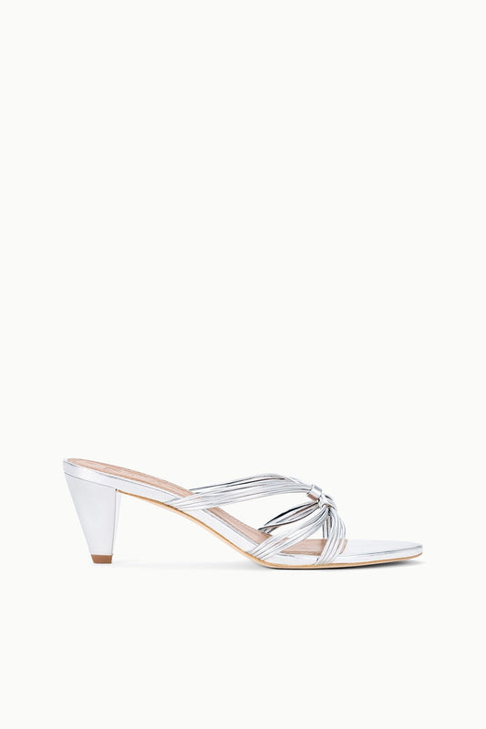 Carrie Mule Silver | STAUD Classic