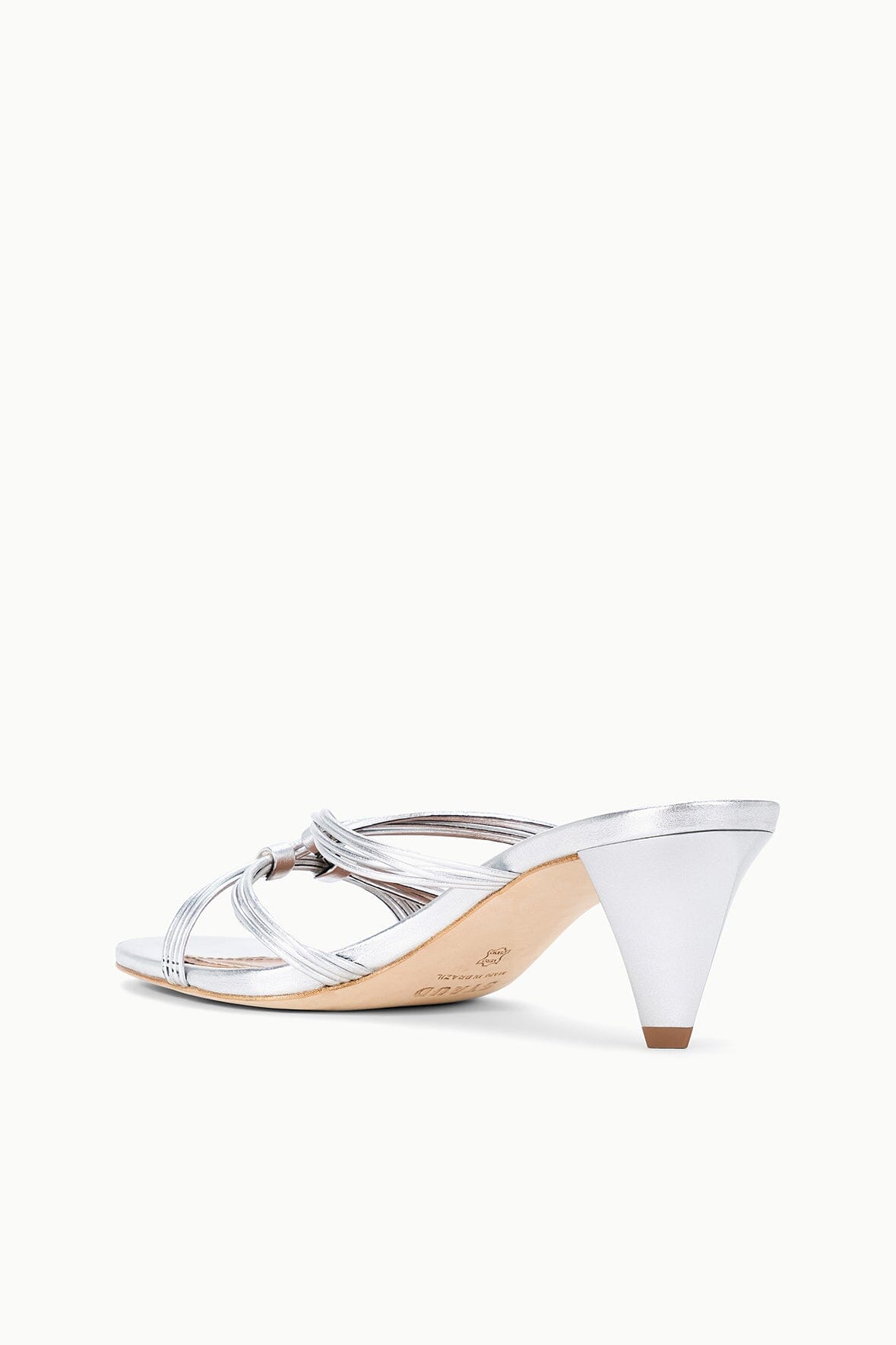 Carrie Mule Silver | STAUD Classic