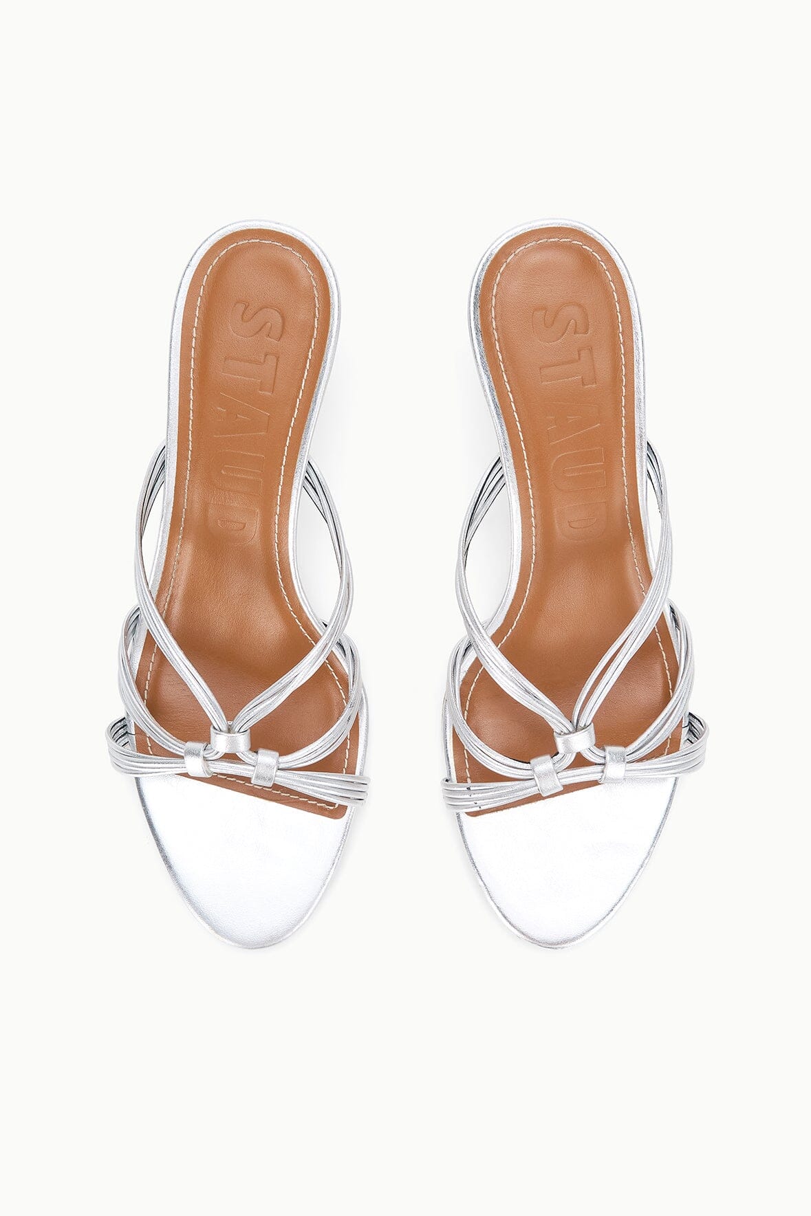 Carrie Mule Silver | STAUD Classic