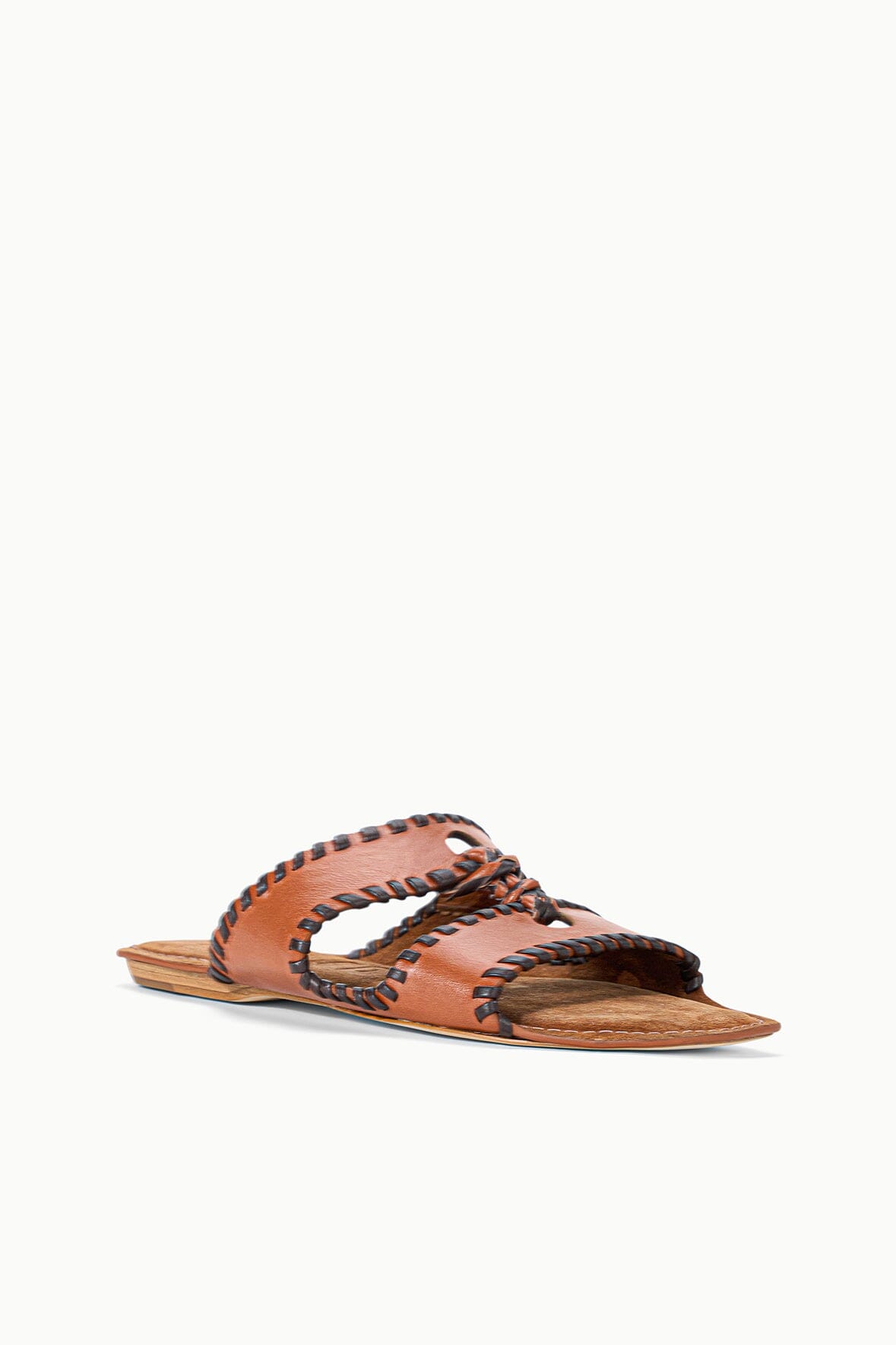 Mara Sandal Tabac | STAUD Exclusive