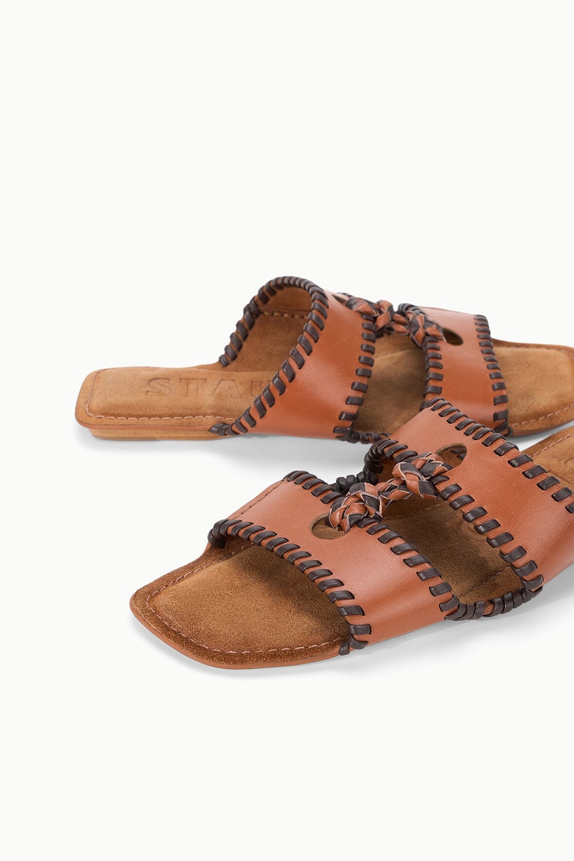 Mara Sandal Tabac | STAUD Exclusive