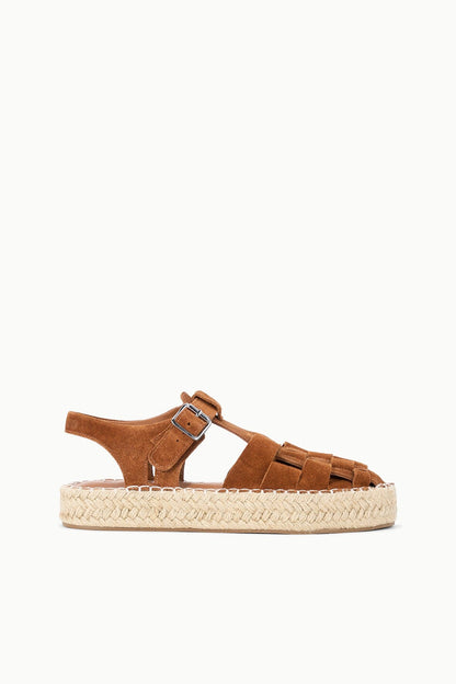 Hemingway Fisherman Sandal Tabac | STAUD Latest