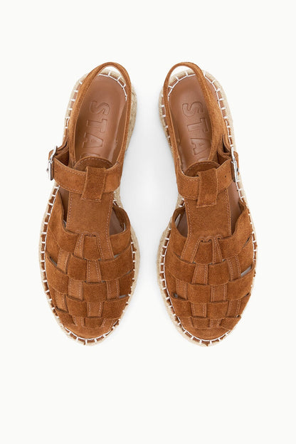 Hemingway Fisherman Sandal Tabac | STAUD Latest