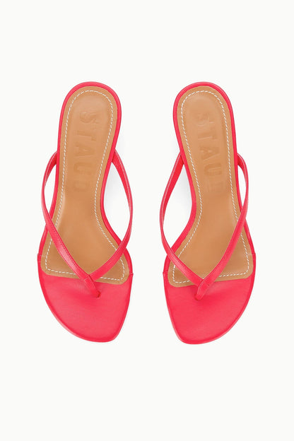 Freja Kitten Heel Red Rose | STAUD Hot Sale