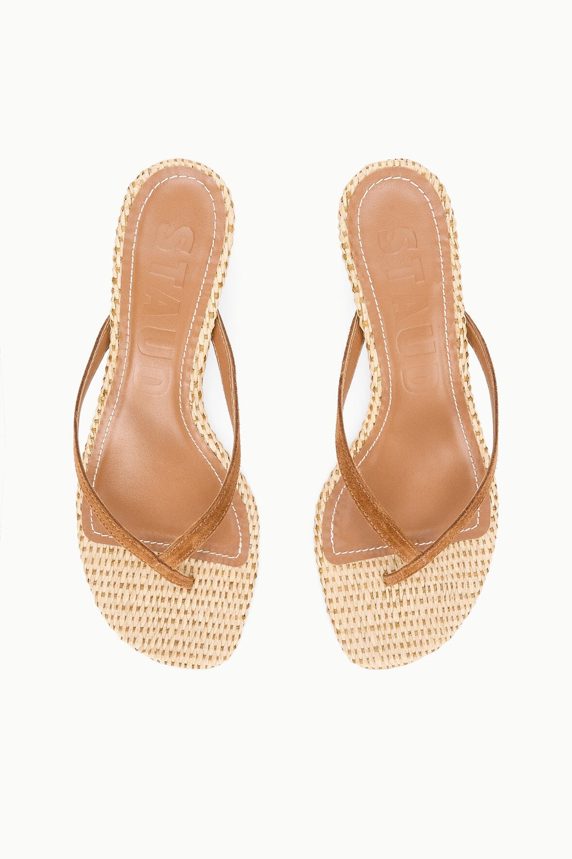 Freja Thong Kitten Heel Tabac Natural | STAUD Everyday