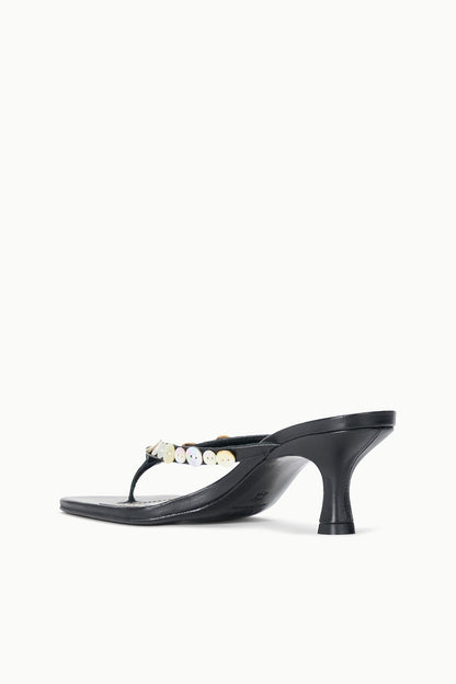 Freja Thong Kitten Heel Mother Of Pearl | STAUD New