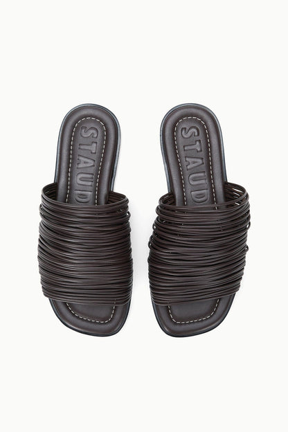 Alessandra Flat Espresso | STAUD Smart Buy