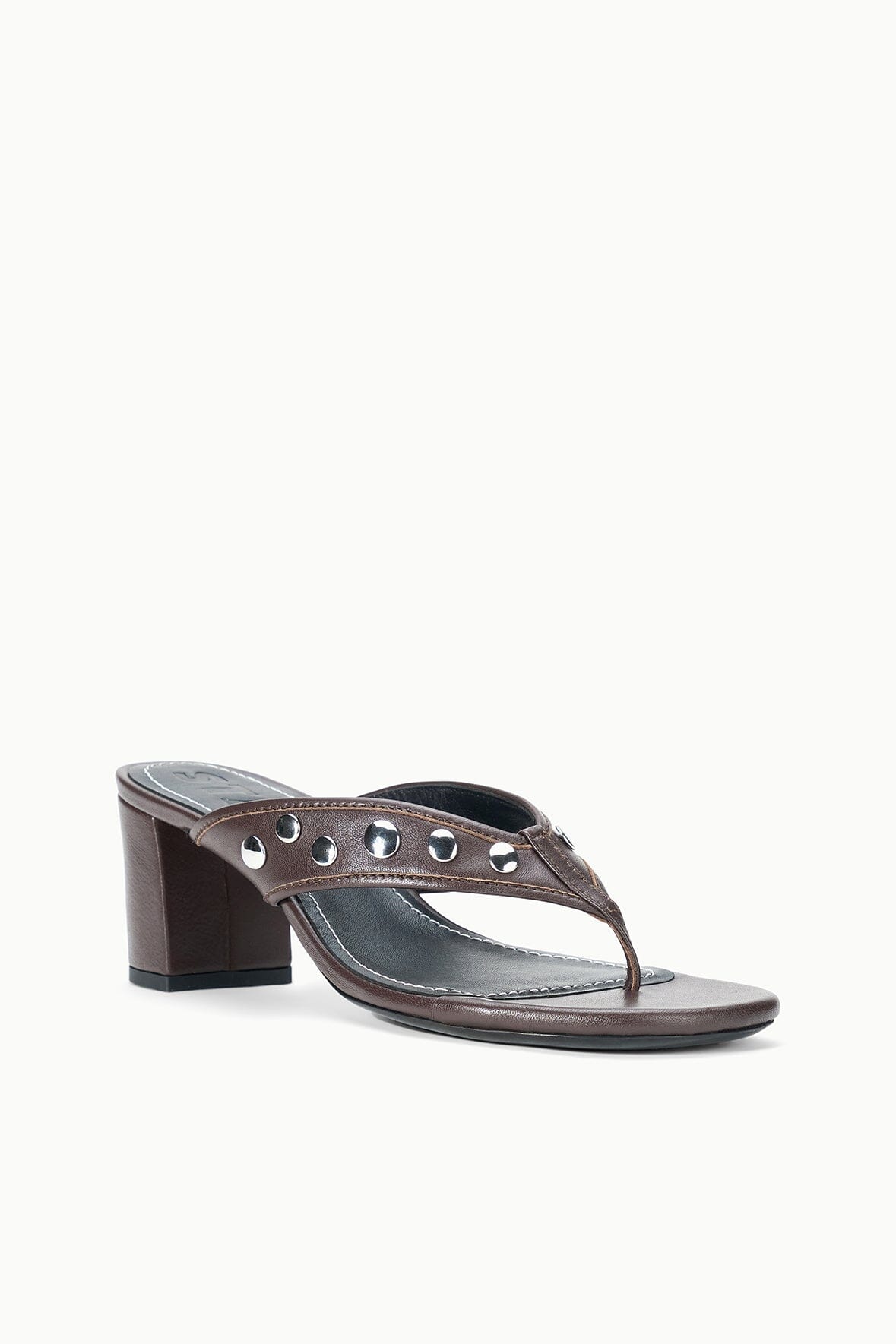 Nova Thong Heel Espresso Studs | STAUD Signature