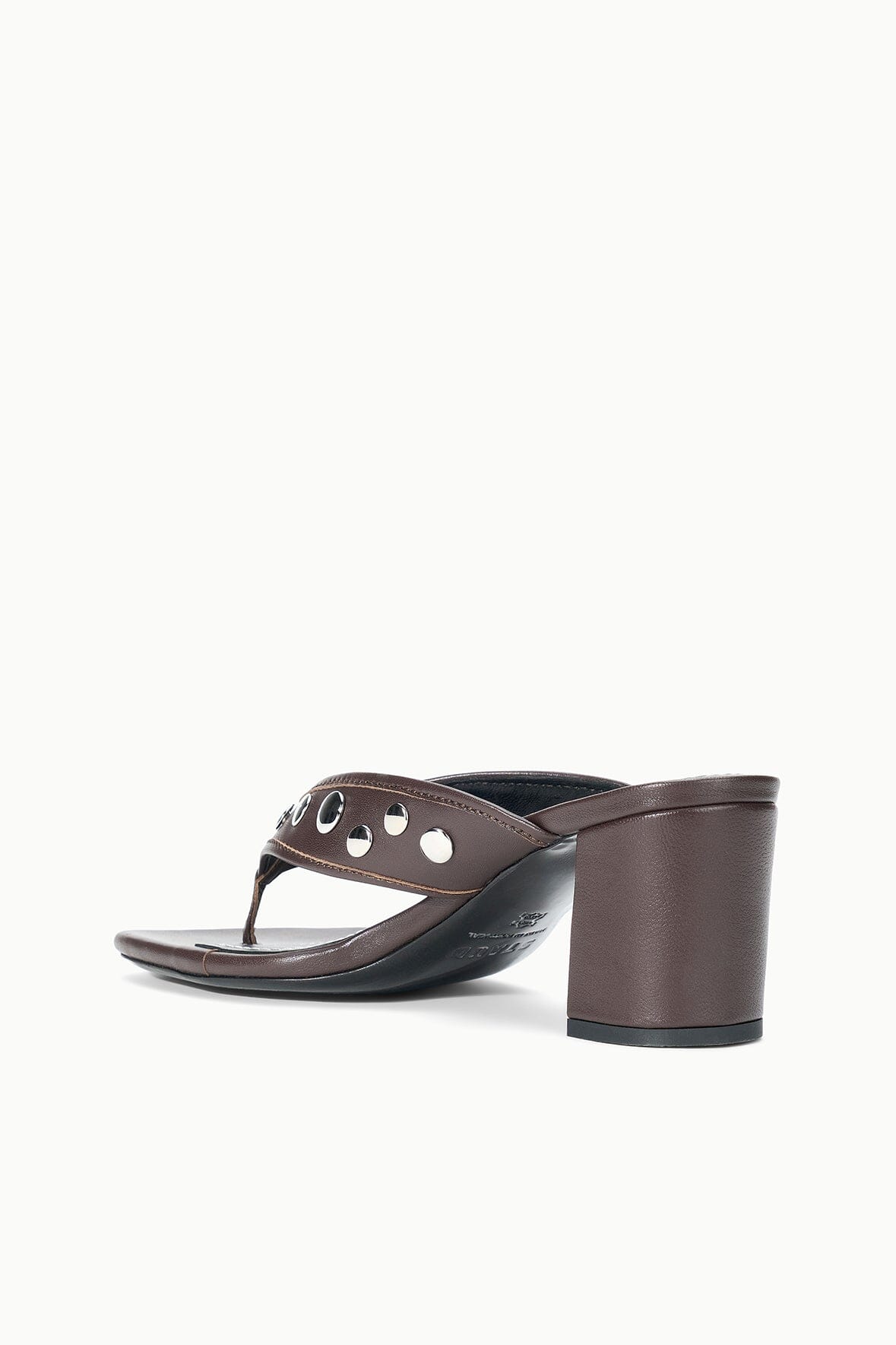 Nova Thong Heel Espresso Studs | STAUD Signature