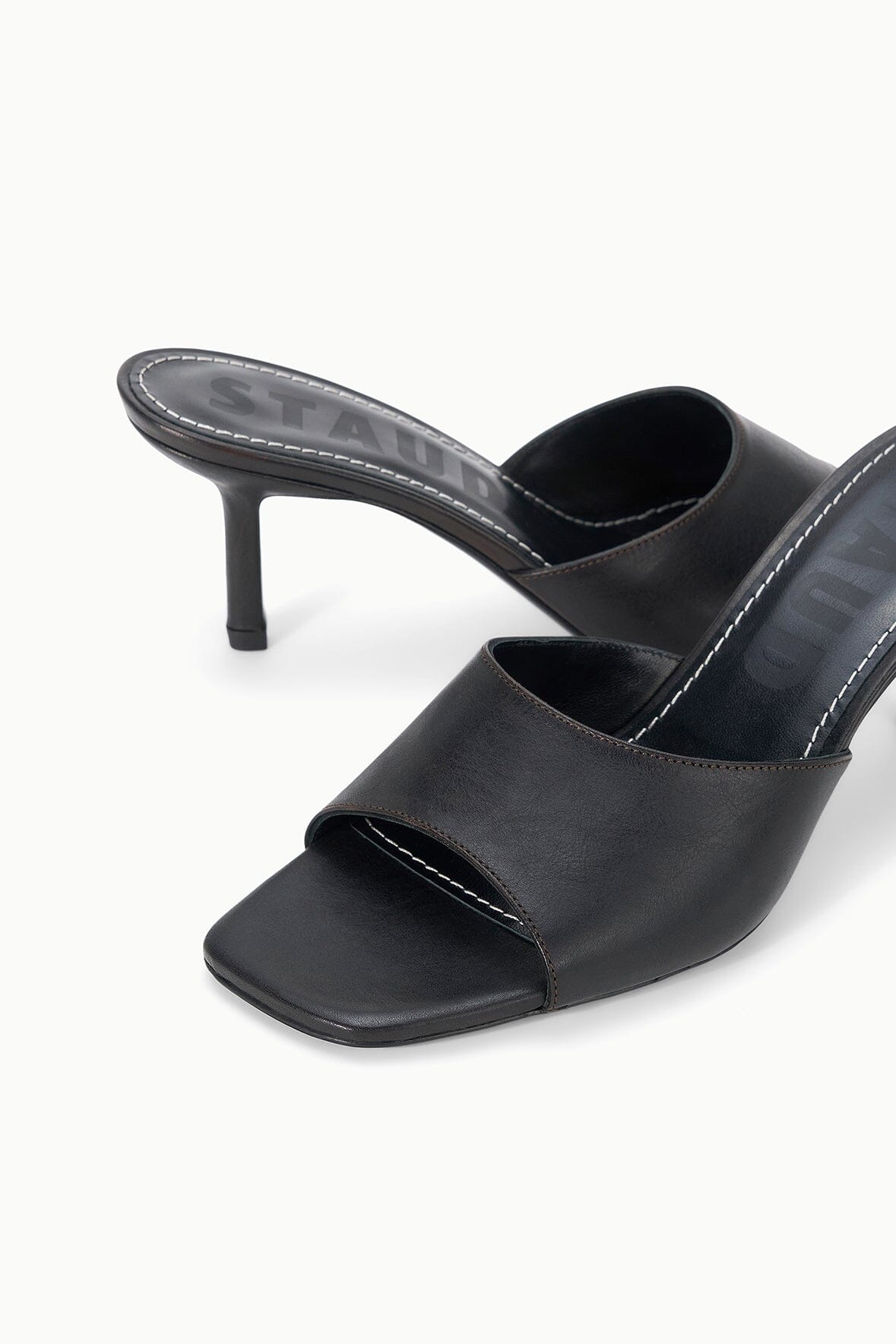 Bea Mule Espresso Distressed | STAUD Featured
