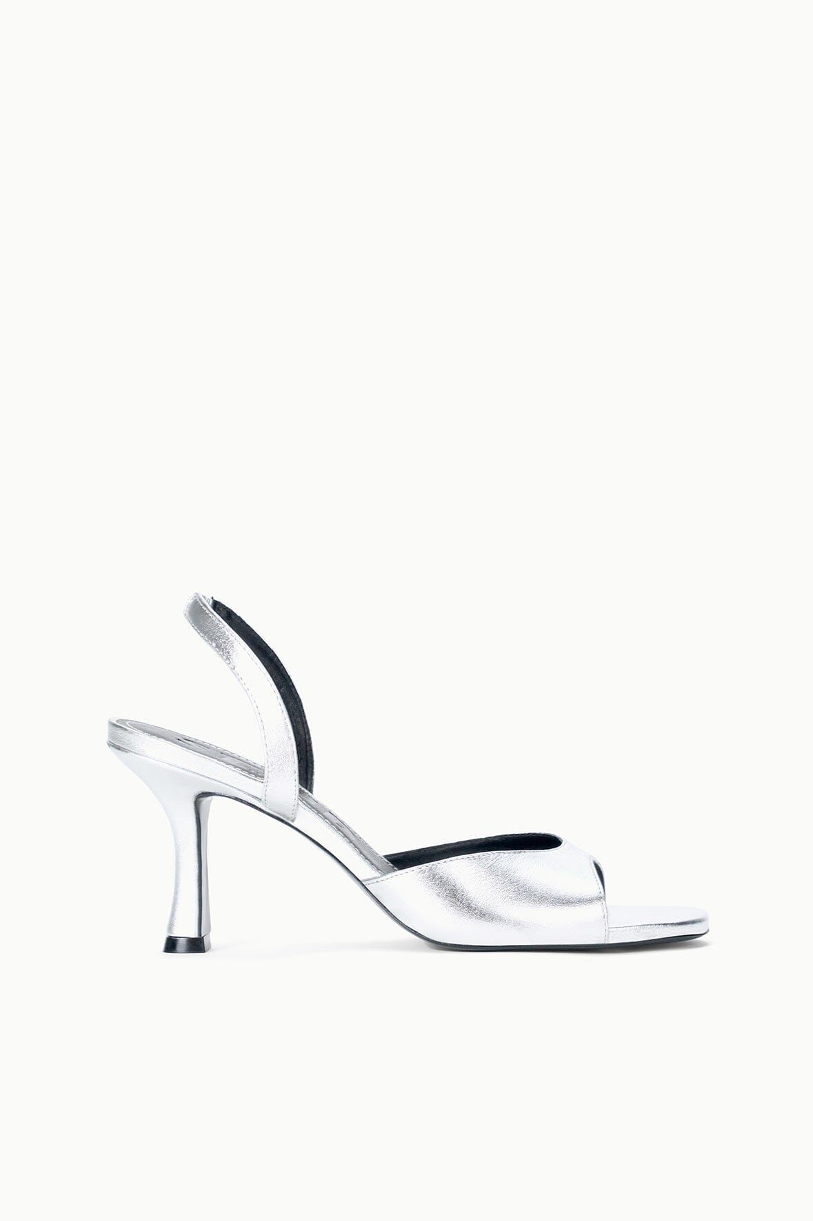 Brigitte Heel Silver | STAUD Customer Favorite
