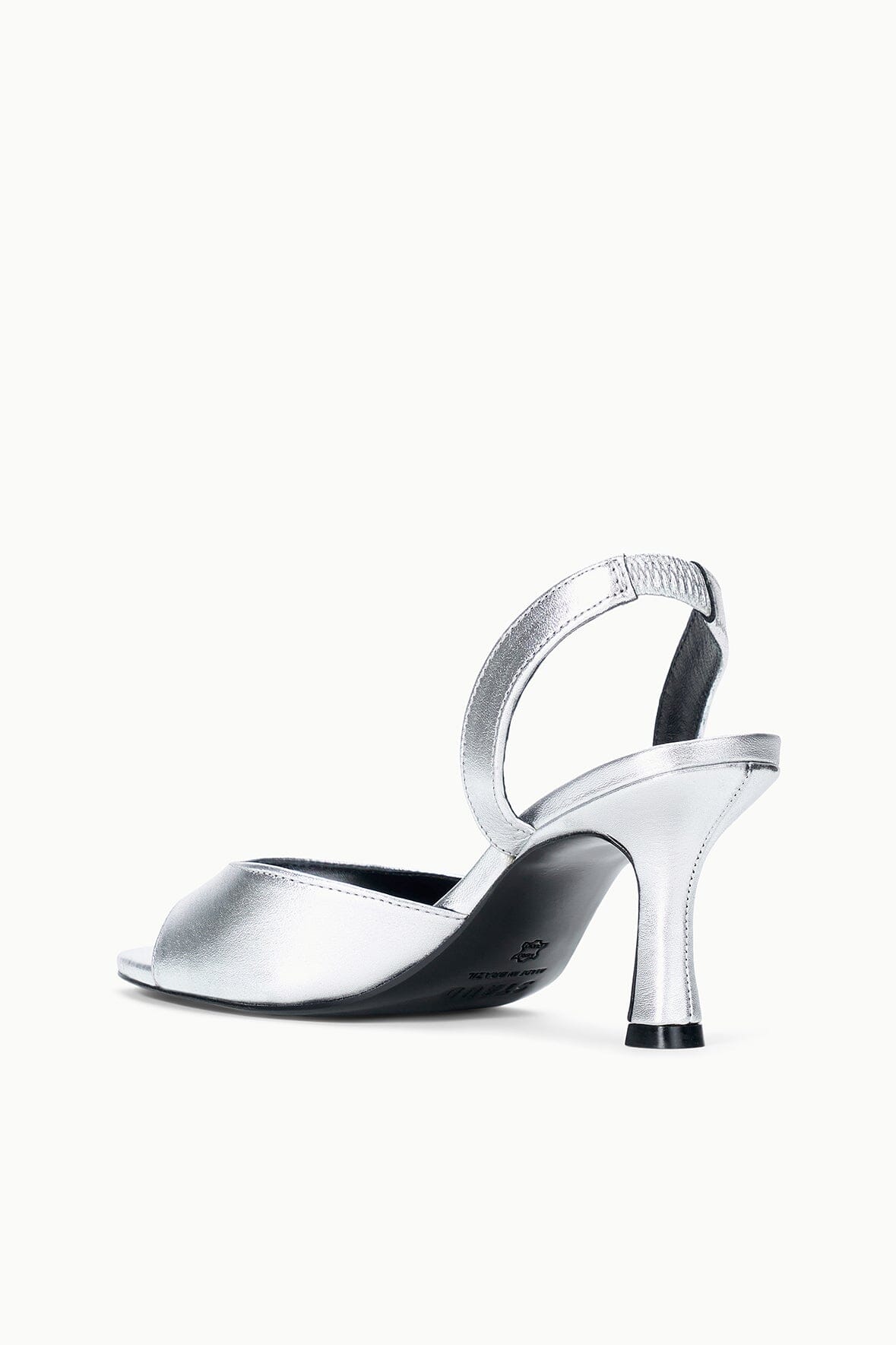Brigitte Heel Silver | STAUD Customer Favorite