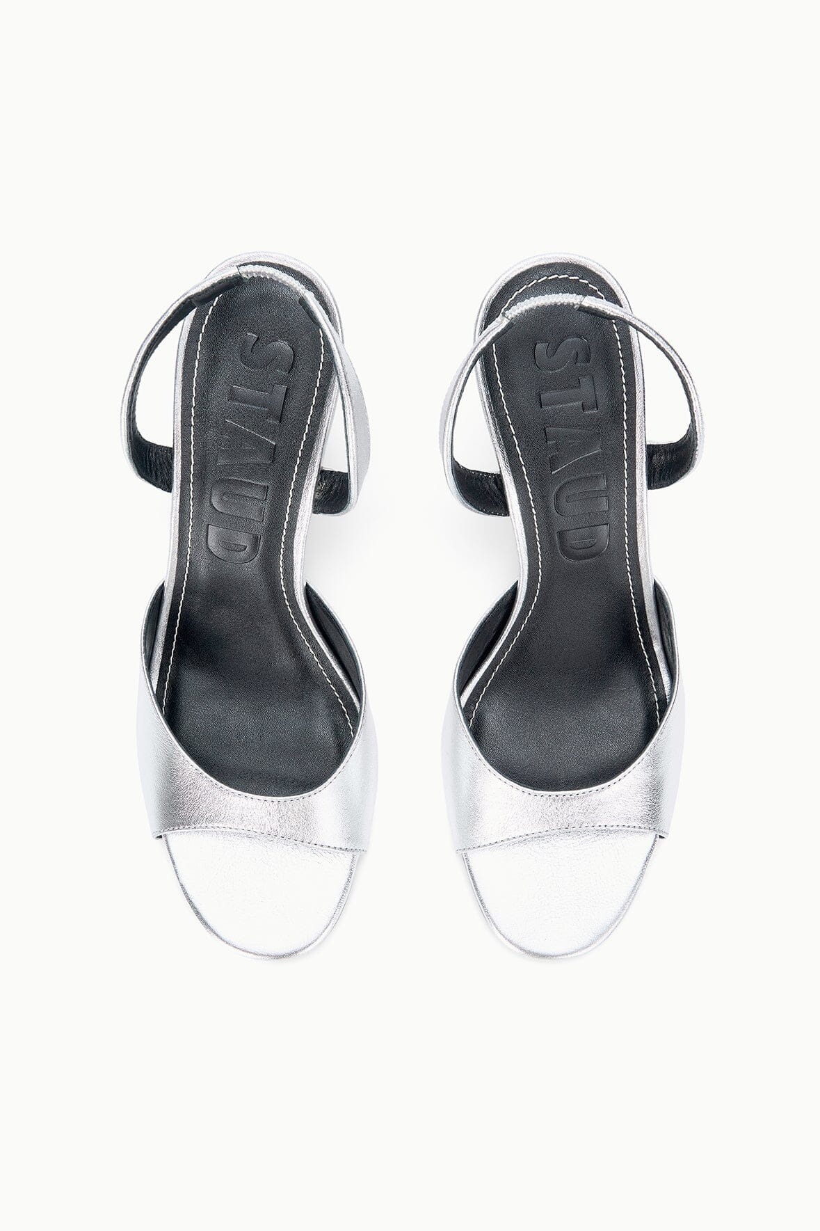 Brigitte Heel Silver | STAUD Customer Favorite