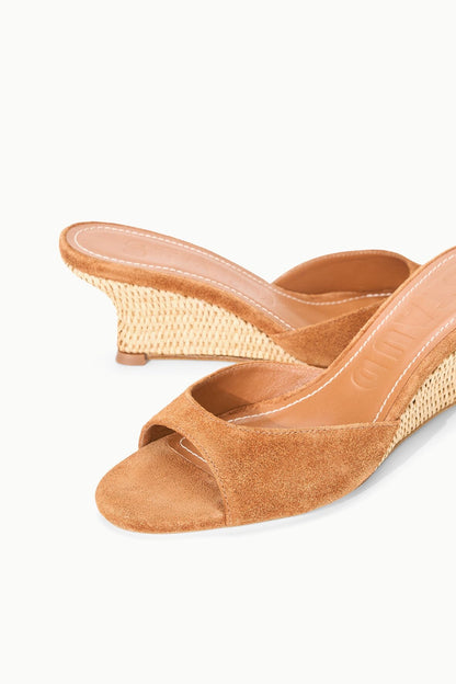 Brigitte Wedge Tabac Natural | STAUD Value