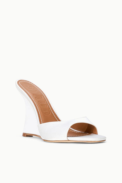 Brigitte High Wedge Ivory | STAUD Premium