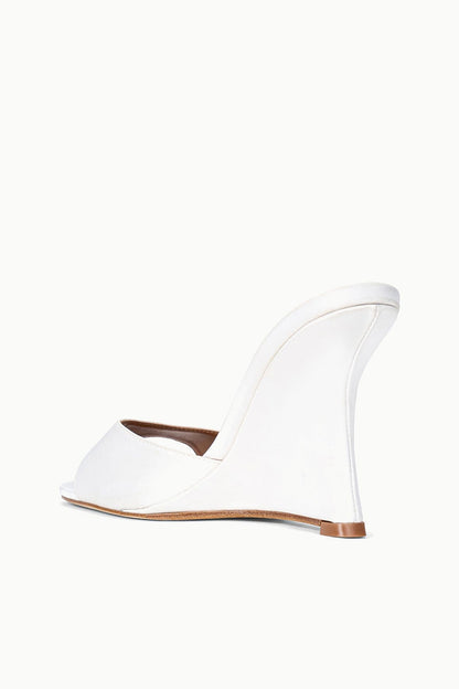 Brigitte High Wedge Ivory | STAUD Premium