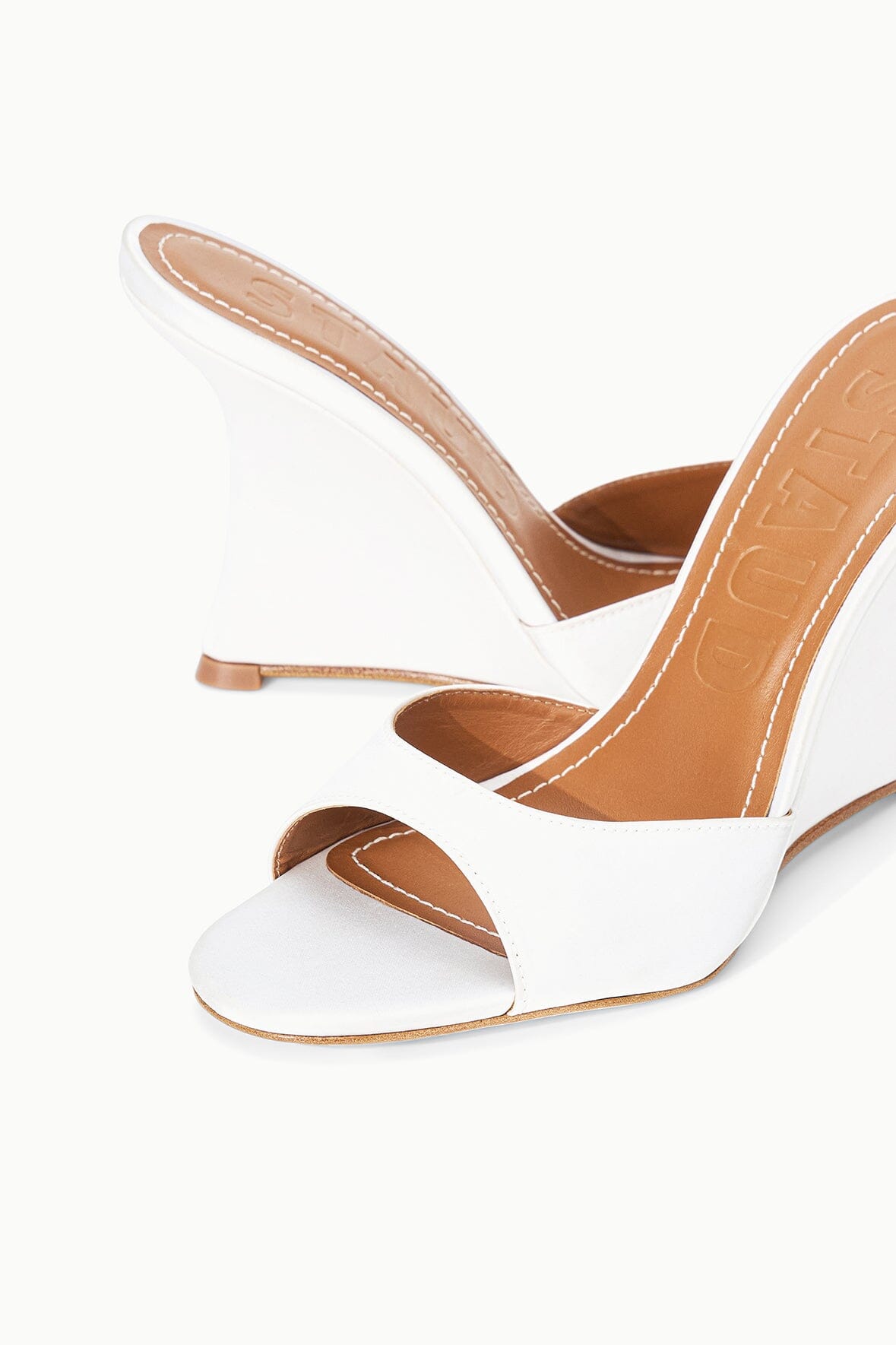 Brigitte High Wedge Ivory | STAUD Premium