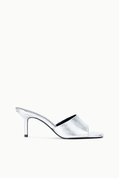 Bea Mule Silver | STAUD Essential