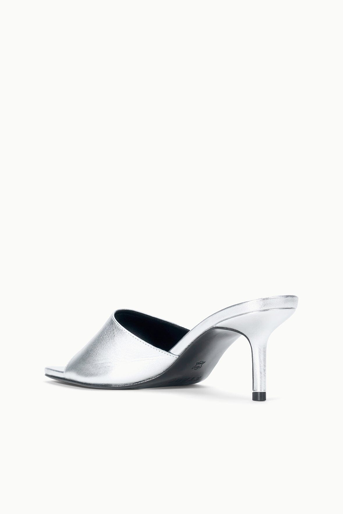 Bea Mule Silver | STAUD Essential