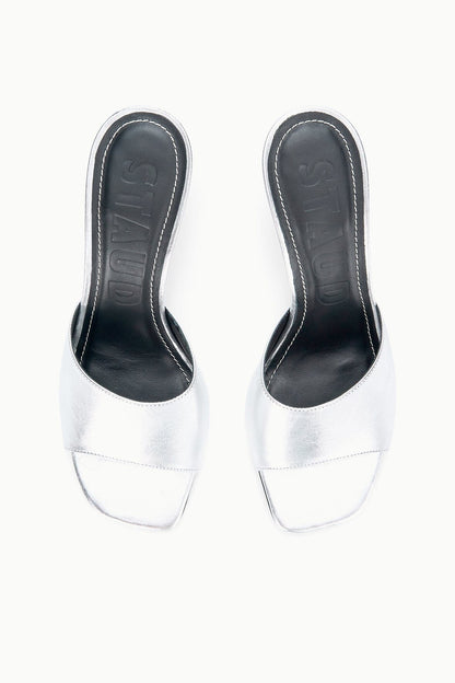 Bea Mule Silver | STAUD Essential