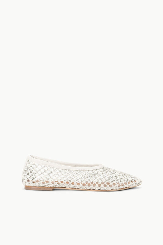 Alba Ballet Flat Paper Netting | STAUD Popular