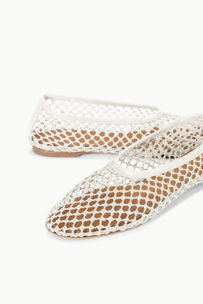 Alba Ballet Flat Paper Netting | STAUD Popular