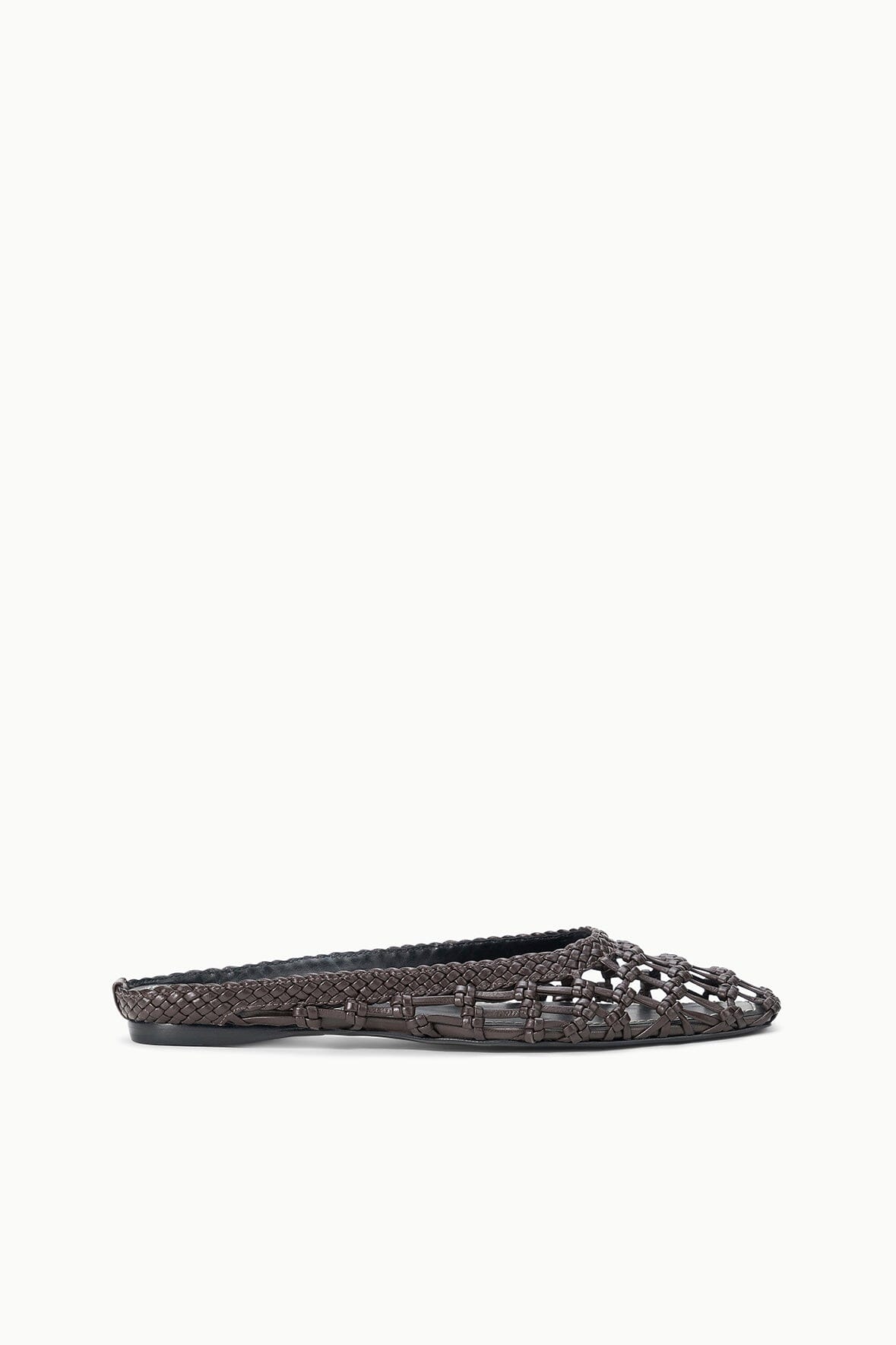 Otto Hand-Knotted Flat Mule Espresso | STAUD Popular